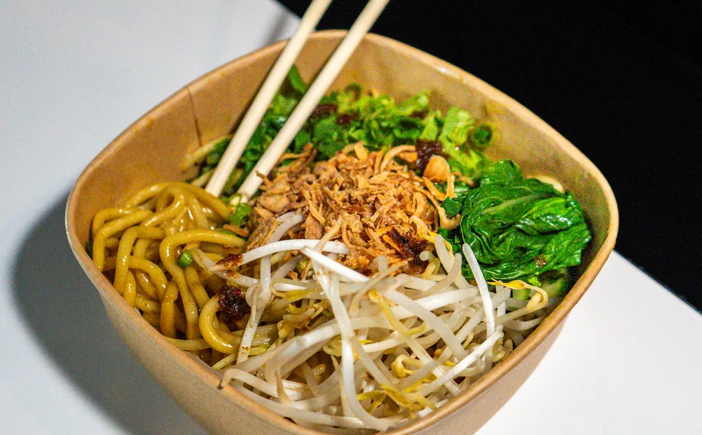 Voodoo Stir Fry noodle bowl